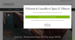 Desktop Screenshot of cigars.gauntleys.com